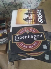  Copenhagen Snuff Tobacco Signs along with Skoal Twelve Signs
