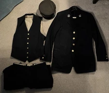 Rare Antique 1940s B&O Baltimore Ohio Railroad Conductor Uniform by Pettibone