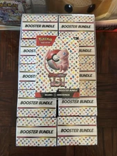 Pokemon 151 Booster Bundle Display Case Unsealed