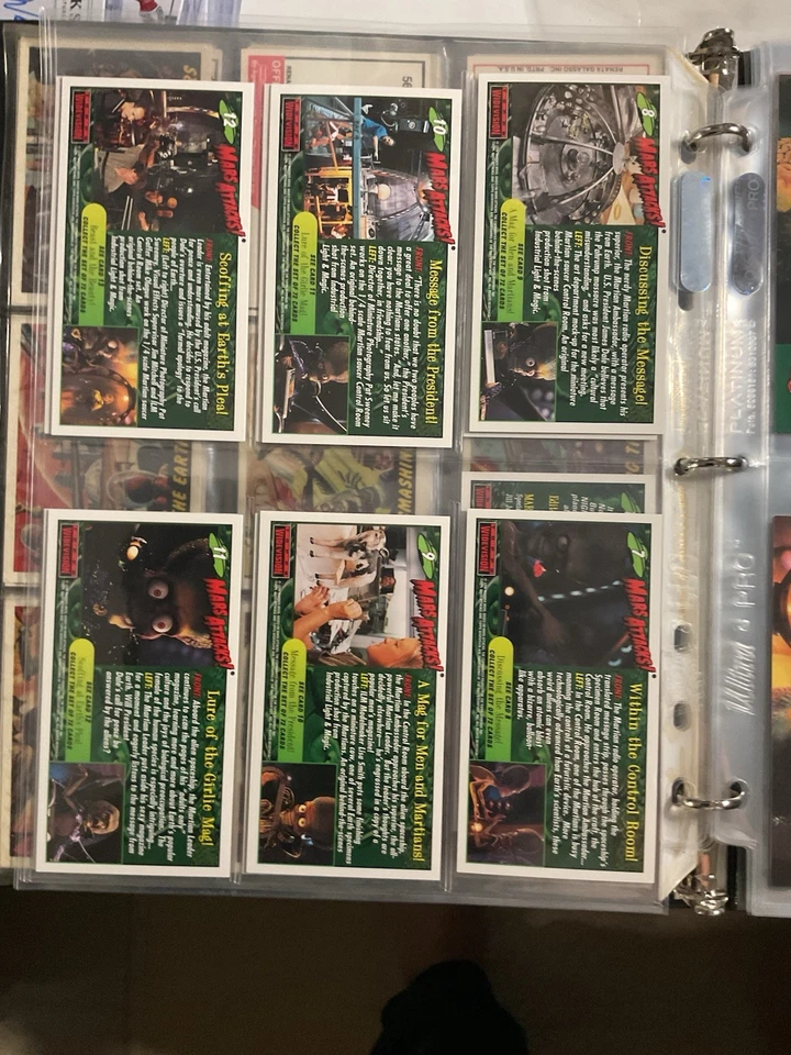 Mars Attacks! Movie complete trading card base set by Topps 1996 NM- MT+ - Image 4 of 4