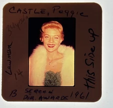 1961 ACTRESS Peggy Castle "LAWMAN" ORIGINAL PHOTO 35MM SLIDE TRANSPARENCY #382