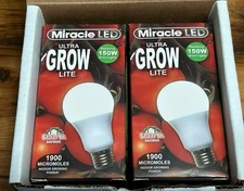Miracle LED Commercial Hydroponic Ultra Grow Lite Replaces up to 150W 2 Pack