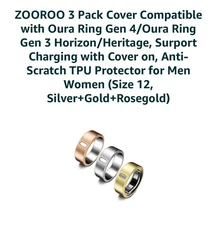 Zooroo 3 Pack Smart Ring Protectors Unisex. Sealed Box