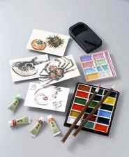 Kissho Gansai Japanese Watercolor Paint 100 Colors Set Kissho Gansai