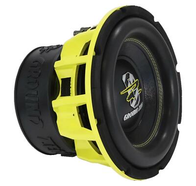 Ground Zero GZHW 25XSPL-D1 25 cm Langhub Auto Subwoofer 2500 Watt 2 x 1 Ohm 