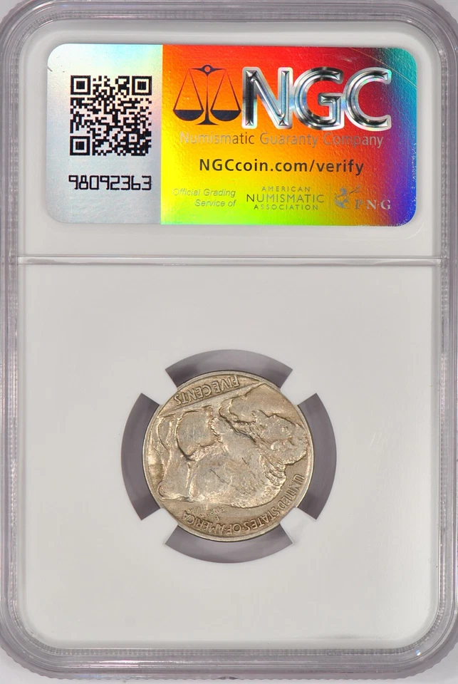 1916 Buffalo Nickel NGC XF 40 Problem Free Coin 5C - Image 3 of 3