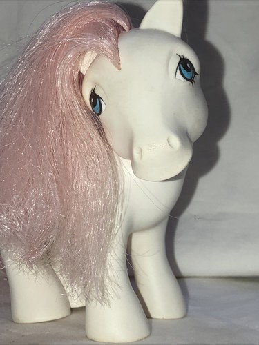 Vintage My Little Pony Sundance G1 MLP Hasbro White Pink Hearts Pink Hair 1983 - Picture 9 of 11