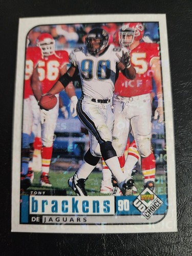 TONY BRACKENS 1998 Upper Deck UD Choice Reserve #350 JACKSONVILLE JAGUARS