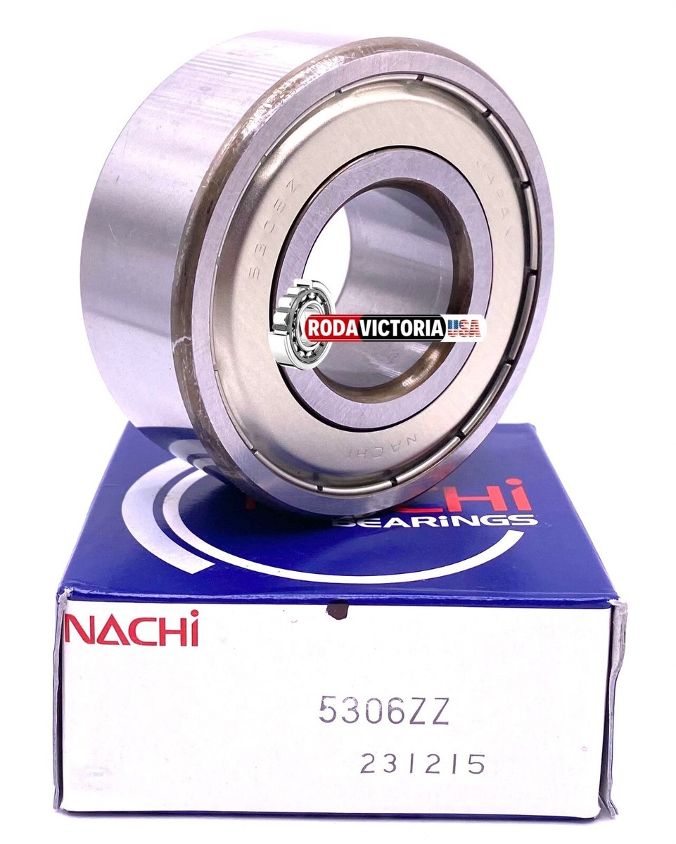 NACHI Japan 5306 ZZ Angular Contact Ball Bearing 3306 ZZ 30x72x30