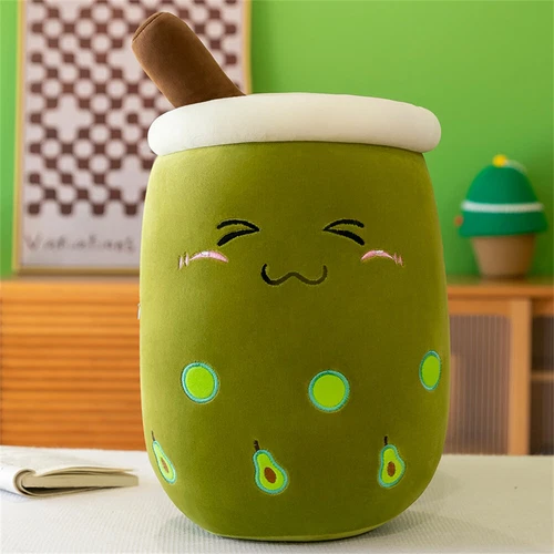 Bubble Tea Kuscheltier Plüschtier Boba Tee Kissen Plushie Plüsch Kissen Puppe DE - Bild 40 von 46