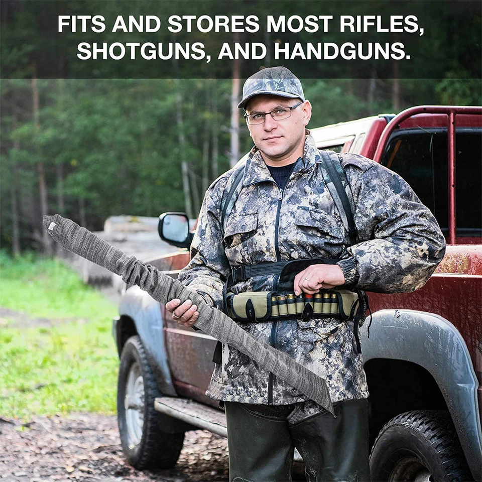 2 paquetes de calcetines para pistola con funda tratada de silicona para disparos para armas Foto 2 de 4