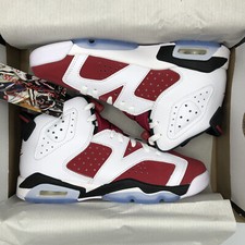 Nike Air Jordan Retro VI 2021 rosso carmine bianco 384665-106