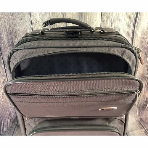 VTG Delsey Rolling Carry On Luggage Garment Bag Collection Deluxe Suitcase 21” eBay