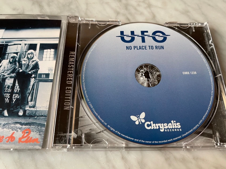 UFO No Place To Run CD EU IMPORT! 2009 Chrysalis Phil Mogg BONUS TRACKS! OOP! - Image 2 of 4