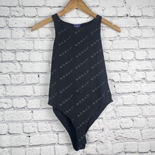 Monat Bodysuit High Neck Logo Printed Size Small