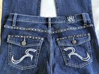 Rock & Republic Kasandra Stretch Denim Studded Bootcut Jeans Blue Mid Rise sz 10 — photo 6