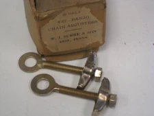 NOS Vintage Axle Chain Adjusters 3/8"  Tensioner Track Wood Rim Balloon Antique