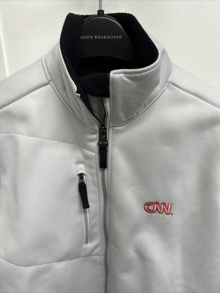 CNN Women’s Full Zip Traverse Jacket - Antigua, size S - Small White - Image 2 of 4