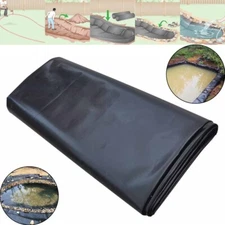 10ft*20ft Black HDPE Membrane Impervious Fish Pond Liners Gardens Pools Liner