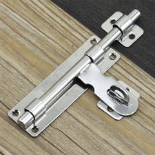 Sliding Bolt Gate Latch 4"/6"/8" Stainless Steel Door Hasp with Padlock Hole