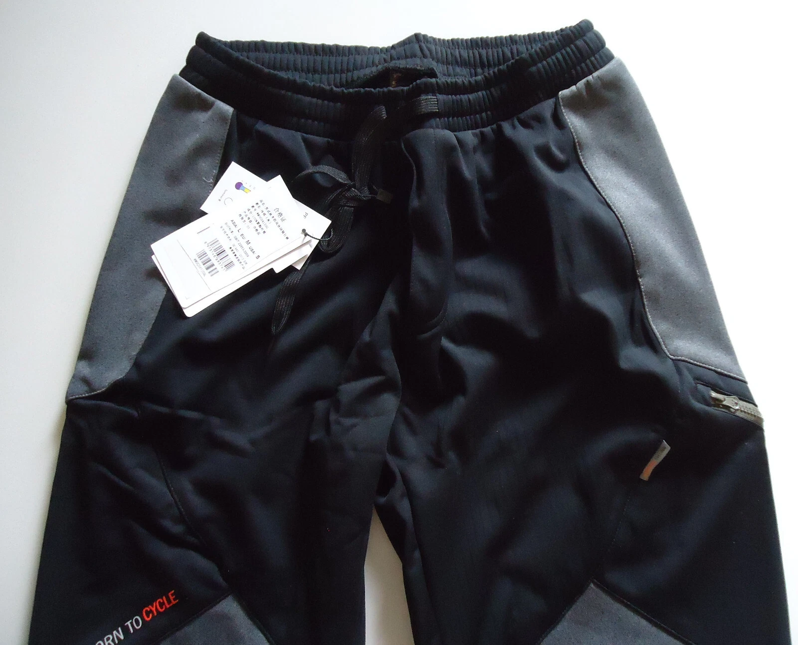 Santic Cycling Pants Size Medium Gym Trousers Running Trousers Sports Trousers b