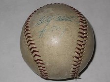 Billy Williams #399 Home Run Game Used Signed Baseball 1974 Chicago Cubs HOF