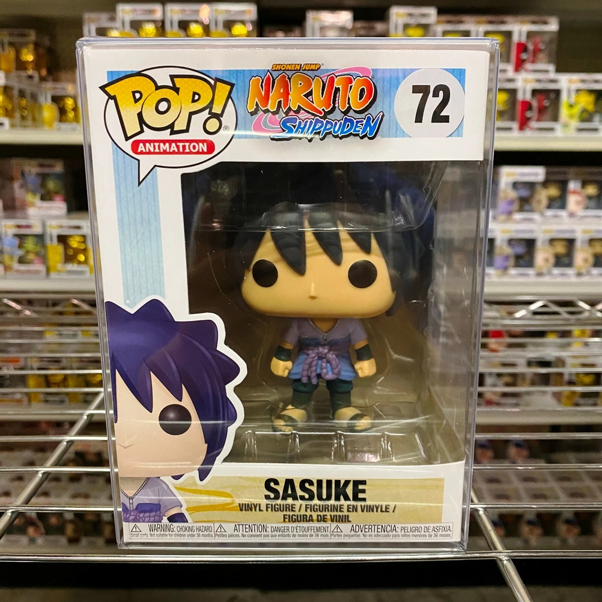 Funko Pop Naruto Shippuden : SASUKE #72 Vinyl Figure MINT