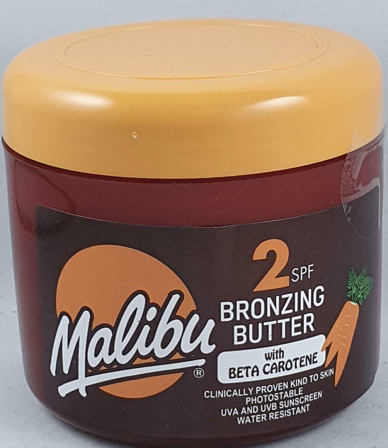 Malibu 300ML Spf 2 Bronzing Butter With Beta Carotene