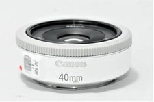 Near Mint-Canon EF 40mm f/2.8 STM Pancake Lens White