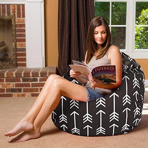 Silla Bolsa de Frijoles Posh Creations para Niños, Adolescentes y Adultos Incluye Extraíble y Foto 2 de 4