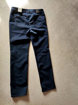 Damenjeans, dunkelblau, Gerry Weber, Größe 46 R, Denim, Elastan, Polyester