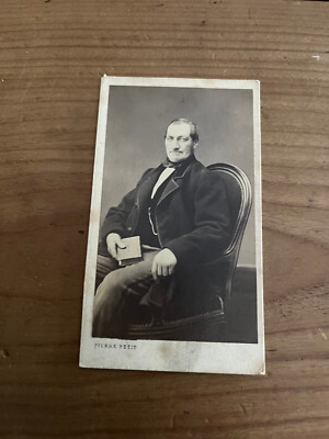 old photo CDV N841 man stone small