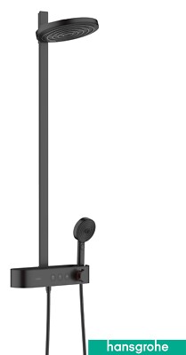 Hansgrohe Regendusche Duschsystem Pulsify Thermostat EcoSmart schwarz 24241670