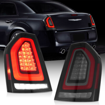 2011-2014 Chrysler 300 VLAND Black Full LED Tail Lights w