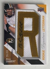 2011 Upper Deck #RSL-BG Blain Gabbert Rookie Signature Letterman Auto  /50