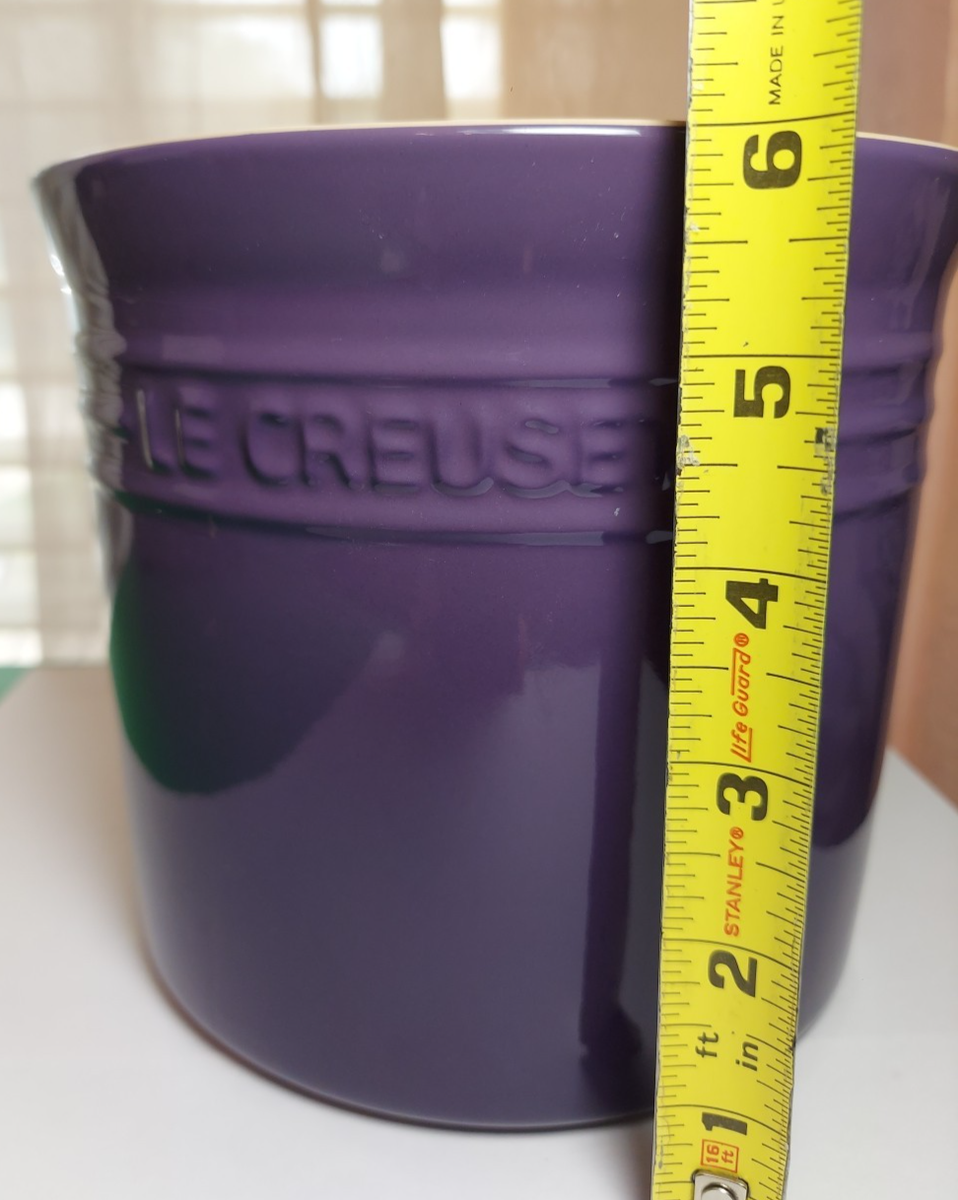 Le creuset ラベンダー セラミック 蓋付き容器 20cm Le Creuset purple ombre CASSIS Utensil Crock Holder 2.25 Quart | eBay
