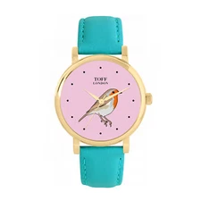 Toff London TLWS-63995 Ladies Robin Bird Watch