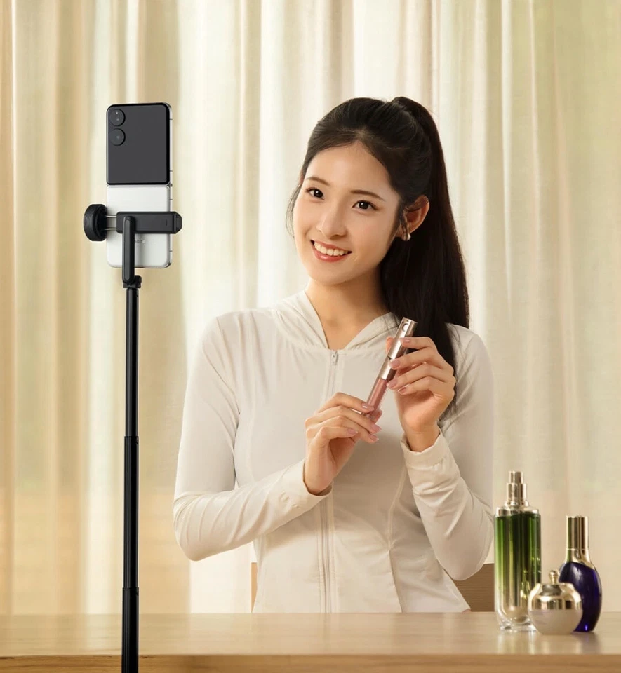Xiaomi Zoom Ground Selfie Stick 2024 Bluetooth Control Remoto Portátil Multifuncional Foto 3 de 4