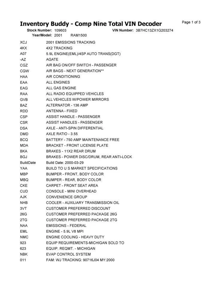 Генератор переменного тока 117 А подходит для пикапа 99-02 DODGE 2500 10312249 - Изображение 3 из 4