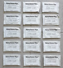 15 Makeup Remover Wipes - Alcohol Free Vitamin E Gentile Cleansing All Skin Type