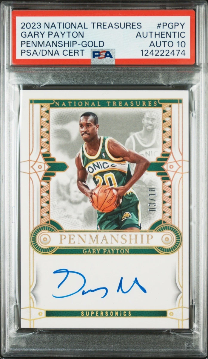 Gary Payton 10 Graded Basketball Sports Trading Cards