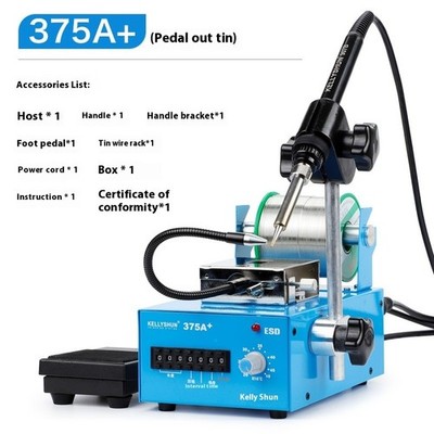 Automatic Soldering Machine Soldering Iron Tip 375A+/376C Soldering Station 90W