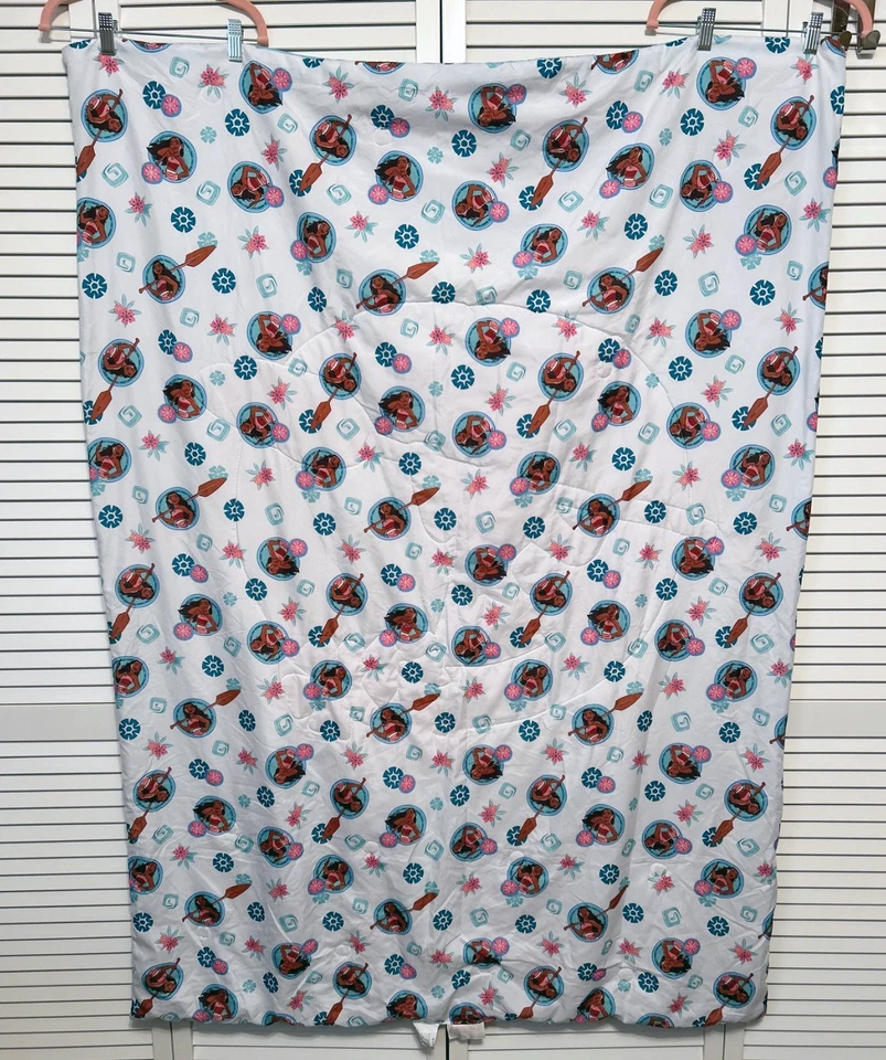 Juego de 4 piezas de ropa de cama para cuna o niño pequeño Disney Princess Moana - Muy buen estado Foto 4 de 4