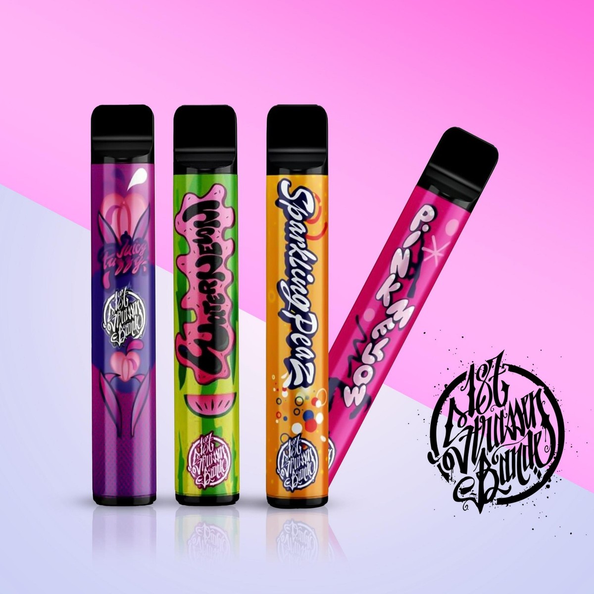 187 Strassenbande E-Shisha Einweg E-Zigarette 600 Züge Vape to go mit  Nikotin