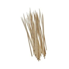 250 BROCHETTES BOIS BAMBOU BIO Ø3MM 25CM NATUREL
