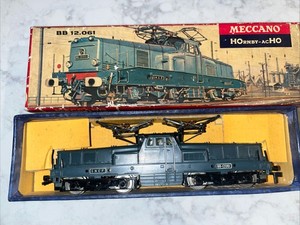 Meccano HOrnby-acHO  SNCF BB 12.061 overhead electric 2 rail Excellent Condition