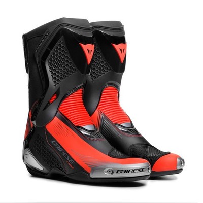Dainese Torque 4 Sportstiefel schwarz/fluo-rot Rennsportbahn Urban Tourin...