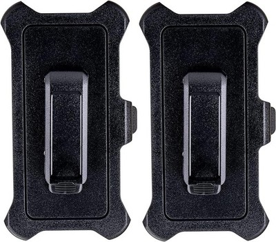 [2 Pack] Belt Clip Holster Compatible with For iPhone 17 ProMax, Black