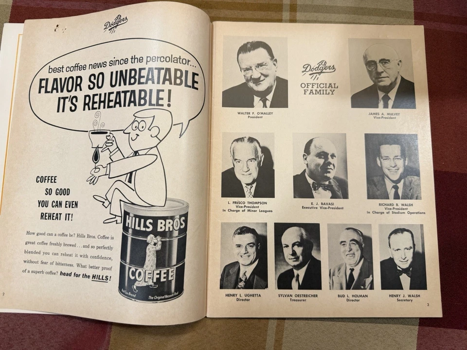 Original 1963 World Series Program & Ticket Stub – Dodgers vs. Yankees (Game 3) - Image 3 of 4