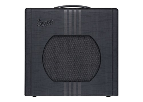Supro Delta King 12 15 Watt 1 x 12" Tube Combo Amp Black/Black Stripes demo